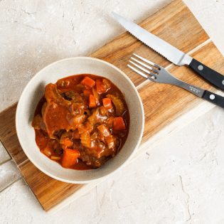 Długo duszone policzki wołowe 180 g