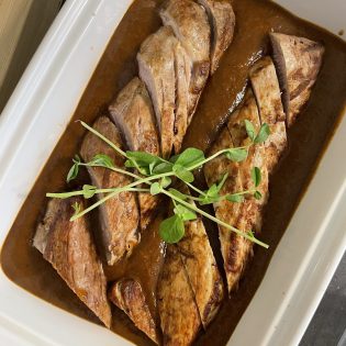 Polędwiczka wieprzowa w sosie demi glace 160g