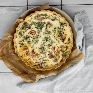 Tarta z szynką parmeńską