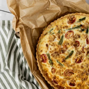 Tarta ze szparagami
