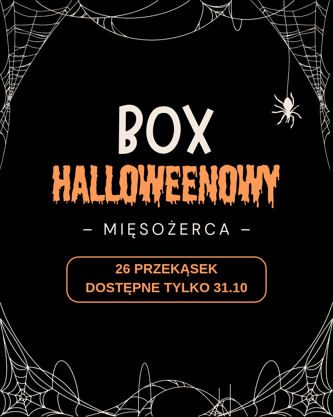 Box Halloweenowy 2026 – Mięsożerca – No To Plum Catering